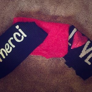 Three kids  girl sweaters